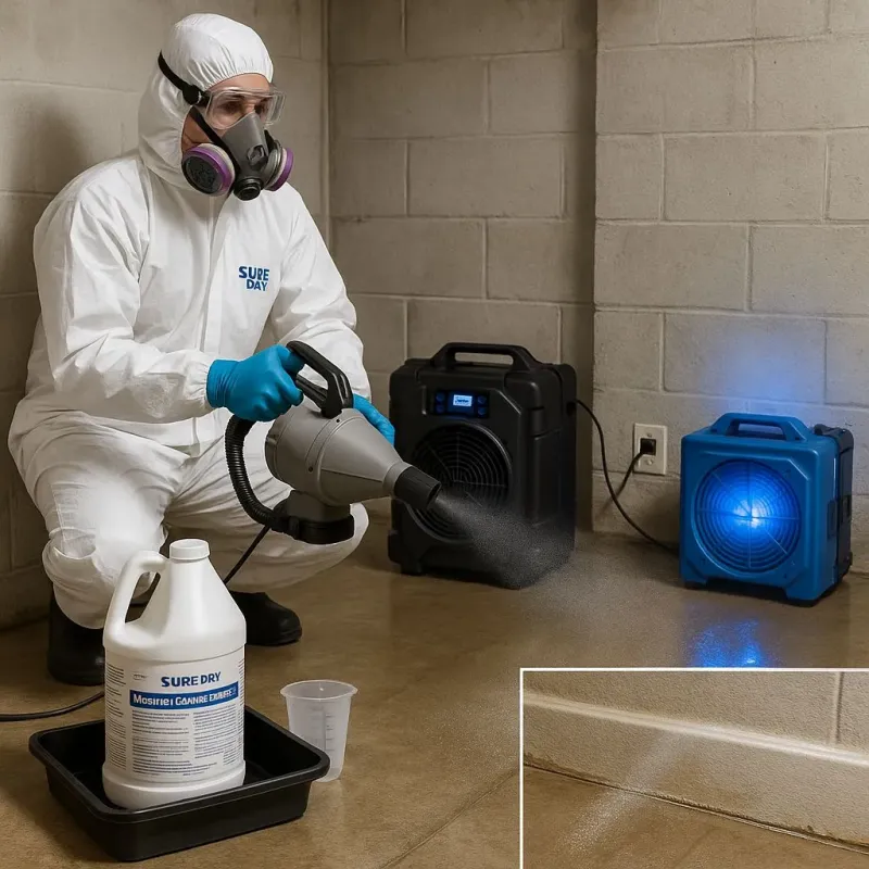 Sanitization and Odor Removal process in Quail Valley, CA